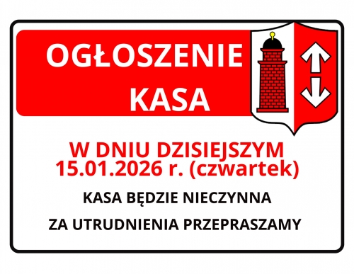 obrazek KOMUNIKAT - KASA wiecej